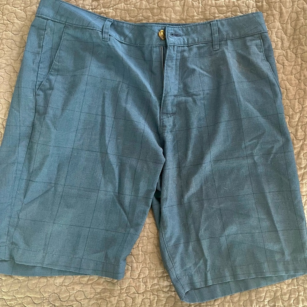 O'Neill Blue Flat Front Shorts Lightweight Casual